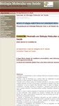 Mobile Screenshot of biologiamolecularemsaude.egasmoniz.edu.pt