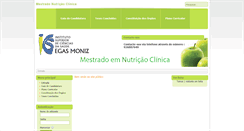 Desktop Screenshot of nutricaoclinica.egasmoniz.edu.pt