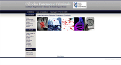 Desktop Screenshot of cienciasforenses.egasmoniz.edu.pt
